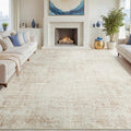 8x10 Area Rugs for Living Room Washable Rug: Anti-Skid Abstract Modern Living by Crority