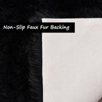 Goolela Black Sheepskin Rug 3x5 - Image 4