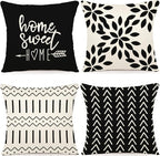 YCOLL Pillow Covers 20x20 Set of 4, Modern Sofa Throw Pillow Cover, Decorative by PillowCoversExpert