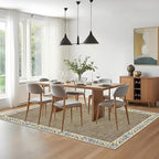 GarveeHome 4x6 Area Rugs for Bedroom Living Room Machine Washable Rugs Floral - Image 2