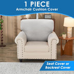 XINEAGE Couch Cushion Covers Seat Cushion Cover Thick Stretch Sofa Slipcovers 1 - Image 4
