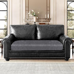 Leather Look Couch Cushion Covers Sofa Seat Slipcovers Sets Couches Furniture - Image 2