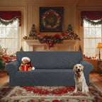 KEKUOU Stretch Oversized Sofa Slipcover 1 Piece Couch Sofa Cover Furniture - Image 2