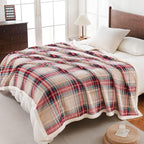 PU MEI Sherpa Fleece Throw Blanket 80" x 90" Reversible Plush Fluffy Large Big - Image 2