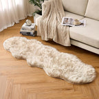 MIULEE Luxury Super Soft Fluffy Area Rug Faux Fur Sheepskin Rug Decorative - Image 6