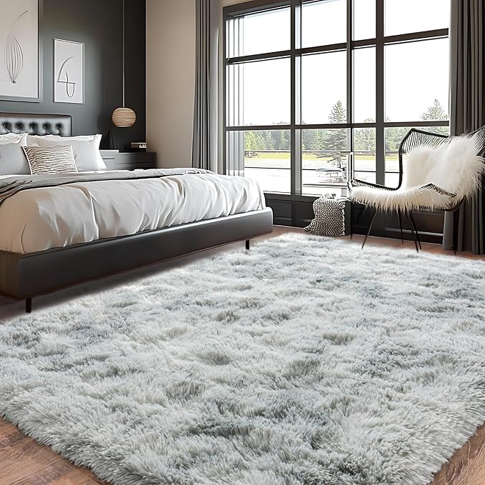 Pionblank Large Rug for Living Room 6x9 Feet, Modern Soft Shag Area Rug - Image 3