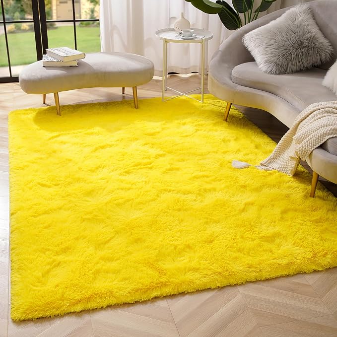 Amearea Premium Soft Fluffy Rug Modern Shag Carpet, 8x10 Feet, Fuzzy Shaggy Rugs by AmeareaDirect