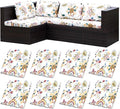 8Pcs Stretch Patio Cushion Covers, Outdoor Couch Covers Replacement, Outdoor by BIETYONE