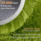 8x10 Area Rugs for Living Room: Fluffy Shag Soft Washable Rug Large Fuzzy Plush - Image 3