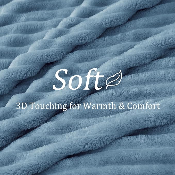 BEDELITE King Size Blanket for Bed, 300GSM Soft & Warm Fleece Blanket, - Image 4