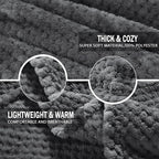 Exclusivo Mezcla Fleece Throw Blanket Extra Large, Super Soft and Warm Blankets - Image 4