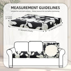 8Pcs Stretch Patio Cushion Covers, Outdoor Couch Covers Replacement, Outdoor - Image 2