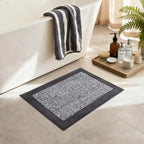Bathroom Rugs 24x17 Non Slip Washable, Dark Grey Bath Mat - Image 4