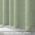 Sage Green Curtains 38 Inch Wide - Image 7