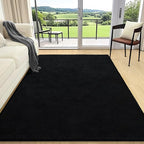 AROGAN Modern Shag Area Rug for Bedroom, 4x6 Feet Washable for Living Room by AROGANAREARUG