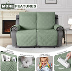 TAOCOCO 100% Waterproof Loveseat Recliner Covers 2 Seater, Split Loveseat Covers - Image 6