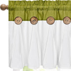 FRAMICS Farmhouse Valance Curtains, Boho Cotton Linen Kitchen Valance, Rustic by FRAMICS