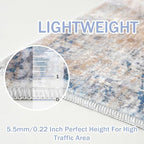 IOHOUZE Abstract Area Rugs 9x12 Ft Washable Large Rugs - Image 5