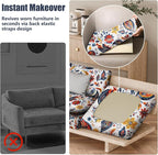 8Pcs Stretch Patio Cushion Covers, Outdoor Couch & Sofa Replacement Slipcovers - Image 5