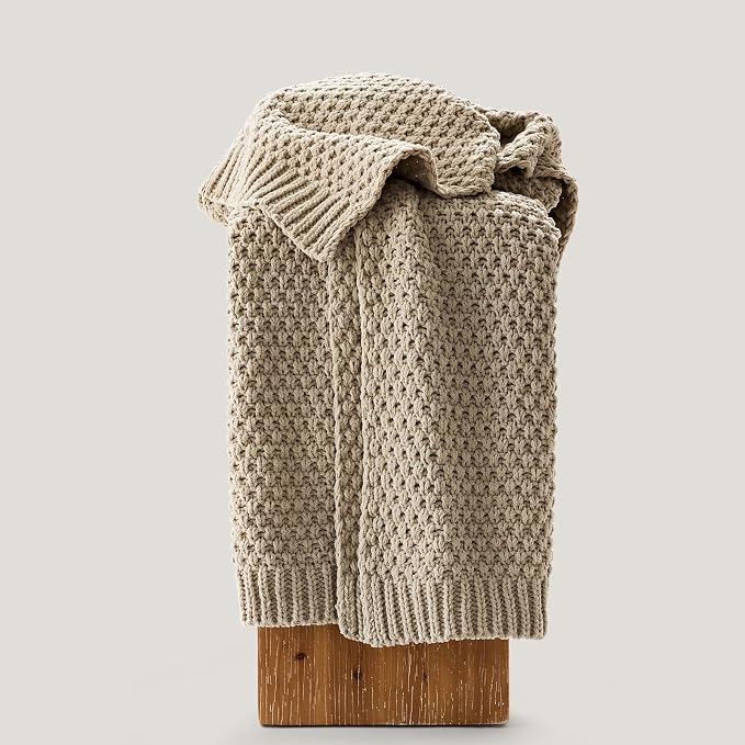 EVERGRACEHOME Chunky Chenille Knit Throw Blanket - Image 5