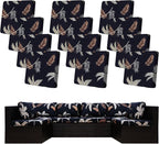 12Pcs Stretch Patio Cushion Covers, Outdoor Couch Covers Replacement, Outdoor by BIETYONE