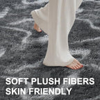 6x9 Ft Large Shag Rugs for Living Room Decor, Tie-Dyed Ultra Soft Fluffy Furry - Image 4