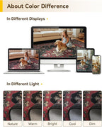 Area Rugs 6'x9' Washable Non-Slip, Floral Vintage Distress Print Pattern - Image 5