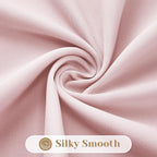 HOMEIDEAS Non-See-Through Light Pink Privacy Sheer Curtains, 52 X 96 Inches - Image 7