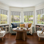 jinchan Linen Striped Valance Window Treatment - Image 5
