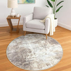 IOHOUZE Round Area Rug 5 Ft Circle Entryway Rugs Round Washable Door Mat Indoor by iOhouze