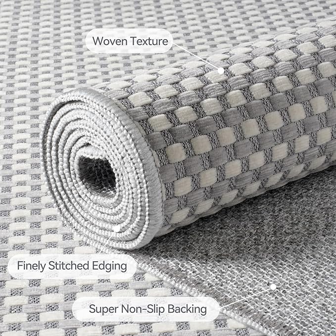 YDKGL Boho 2x5 ft Hallway Runners Rug Washable Long Woven Kitchen Runner Mat - Image 5