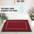 OLANLY Front Door Mat Indoor Outdoor Entrance, Waterproof All-Season, - Image 2