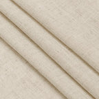 Nanspring Beige Cafe Curtains 45 Inch Length Set 2 Panel Back Tab Pocket Semi - Image 6
