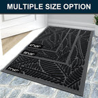 Colorxy Waterproof Doormat, Sturdy Natural Rubber Front Indoor Mat, Non Slip - Image 7