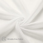 Aiyufeng Modern Sheer Window Curtains, Rod Pocket Long Curtains Translucent - Image 8