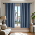 Deconovo Blackout Curtains, Thermal Insulated, W52 x L63 2 Panels, Back Tab by Deconovo