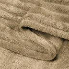 BEDELITE Fleece Blanket Twin Size – 3D Ribbed Jacquard Soft and Warm Decorative - Image 6