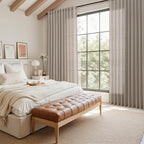 Nanspring Stone Beige Curtains 90 Inches Long - Image 7