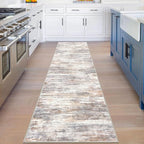 KOZYFLY Modern Abstract Hallway Runner Rug, 2x8 Kitchen Rugs Non-Slip Washable - Image 3