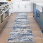 KOZYFLY Modern Abstract Hallway Runner Rug, 2x8 Kitchen Rugs Non-Slip Washable - Image 3