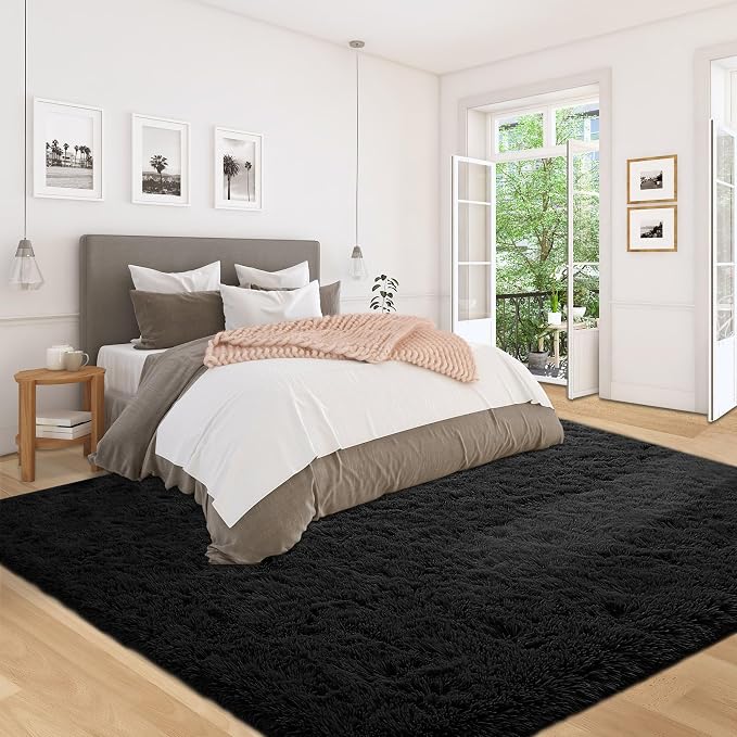 5x7 Area Rug for Living Room: Fluffy Shag Soft Washable Rugs Fuzzy Plush Indoor - Image 6