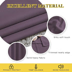 NICETOWN Plum Living Room Curtains 90 inches Long, Grommet Home Fashion Energy - Image 3