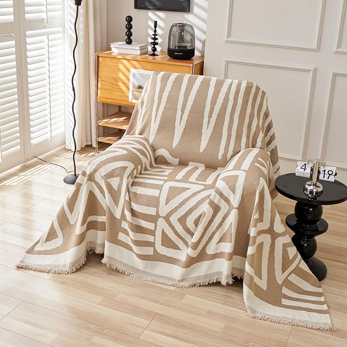 HANDONTIME Sofa Covers Armchair Boho Couch Cover by HANDONTIME
