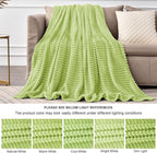 BEDELITE Fleece Throw Blanket for Couch – 3D Ribbed Jacquard Soft and Warm - Image 6