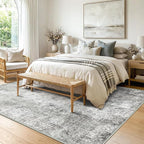 Washable Area Rugs 6'x9' Non-Slip Modern Abstract Soft - Image 2