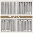 Light Grey Curtains 96 Inches Long - Image 4