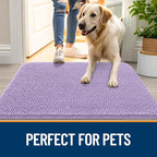 OLANLY Dog Door Mat for Muddy Paws 59x24, Absorbs Moisture and Dirt, Absorbent - Image 6
