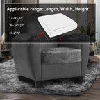 Leather Look Couch Cushion Covers Sofa Seat Slipcovers Sets Couches Furniture - Image 3