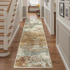 BEIMO Runner Rug for Hallway Kitchen, Soft Modern Abstract Throw Rugs, Low Pile - Image 2