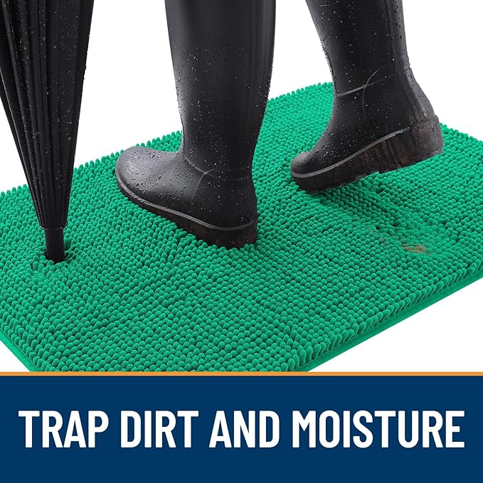 OLANLY Dog Door Mat for Muddy Paws 36x24, Absorbs Moisture and Dirt, Absorbent - Image 2